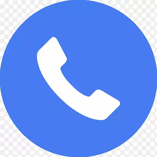 电话通话记录软件电脑图标移动应用程序-蓝色呼叫图标