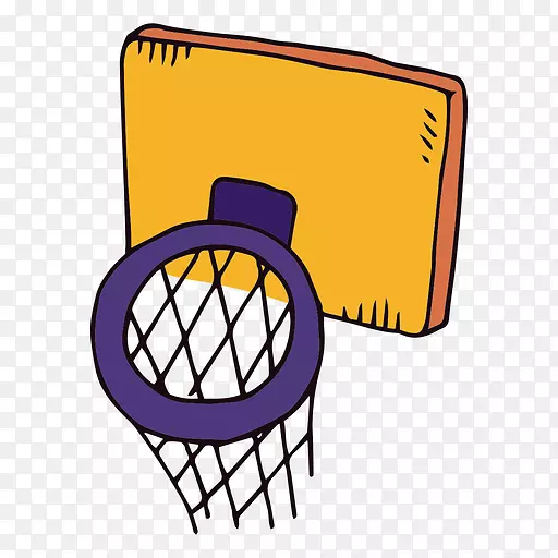 篮球剪贴画图形篮板-篮球