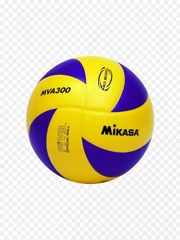 米卡萨MVA 1，5排球-尺寸1-蓝色/黄色Mikasa运动Mikasa MVA 200-排球