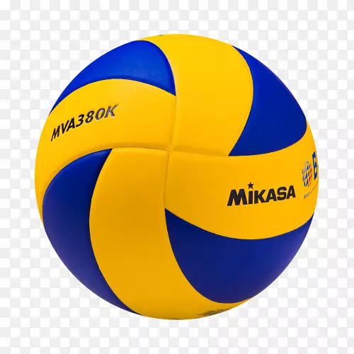 米卡萨MVA 1，5排球-尺寸1-蓝色/黄色Mikasa MVA 200米卡萨运动-排球