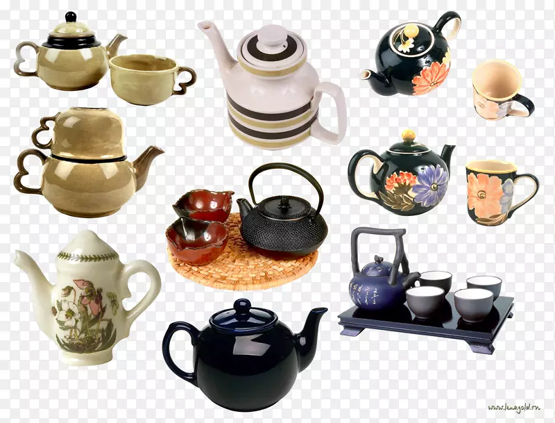 水壶茶壶餐具炊具png图片.水壶