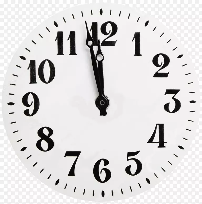 时钟产品设计刻度盘字体-时钟号