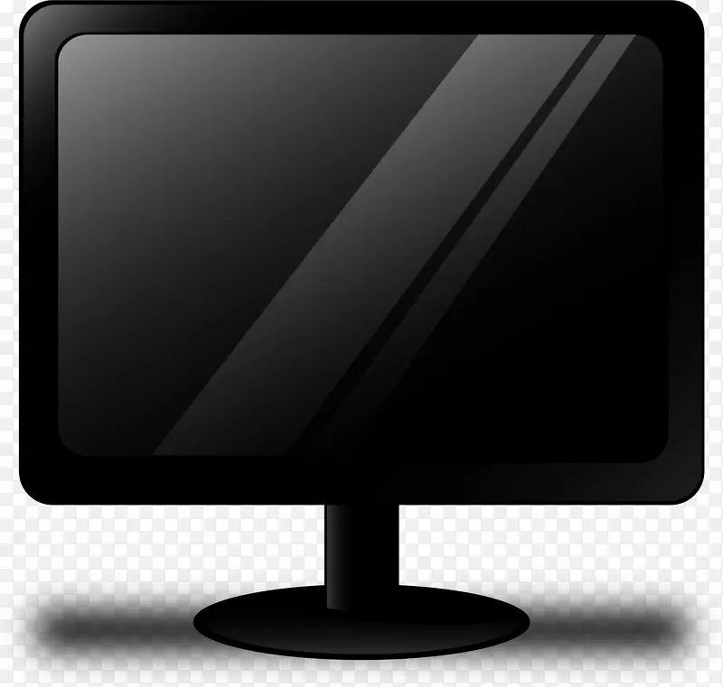 电脑显示器附件输出装置显示装置平板显示器剪贴器黑白相间