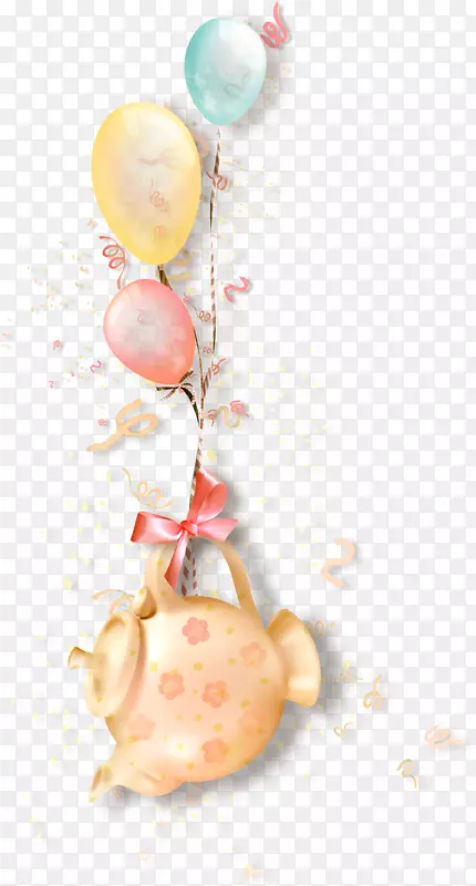 纸制玩具气球生日复活节图片气球剪贴器透明