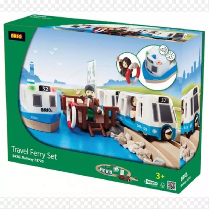 布鲁旅游渡轮套装33725玩具火车-玩具