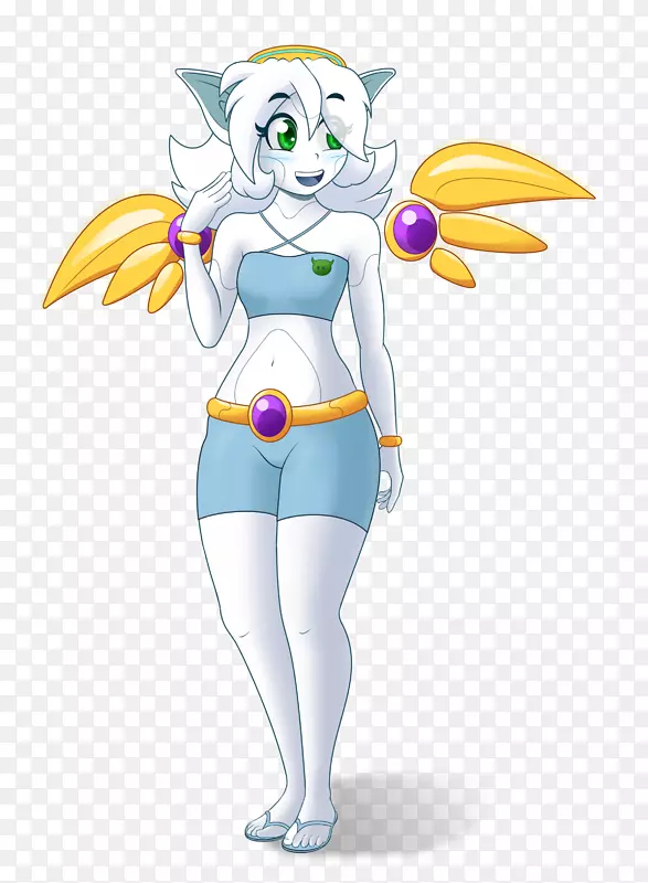 人类仙女插图卡通服装-仙女
