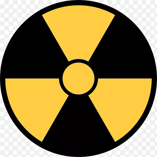 辐射放射性衰变生物危害剪辑艺术符号放射性符号