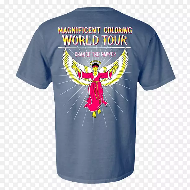 t恤帽衫，鼓励巡演，华丽的彩色世界巡演服装.t恤