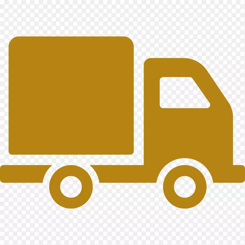 运送物流剪贴画运输货物.送货卡车