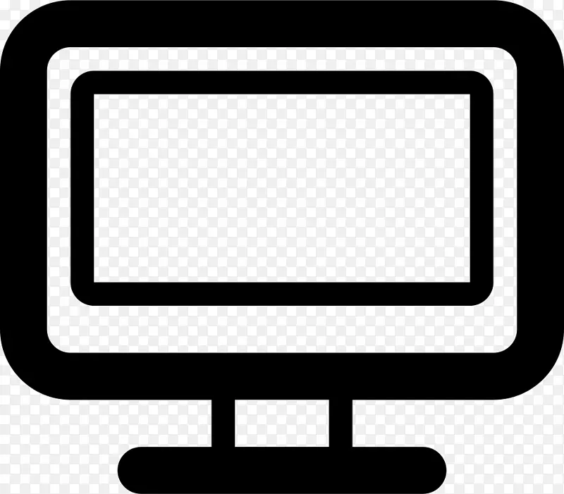 电脑监控电脑图标剪辑艺术电视-电脑