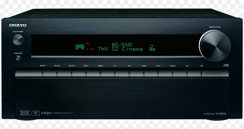 AV接收机Onkyo家庭影院系统无线电接收机thx-muttley