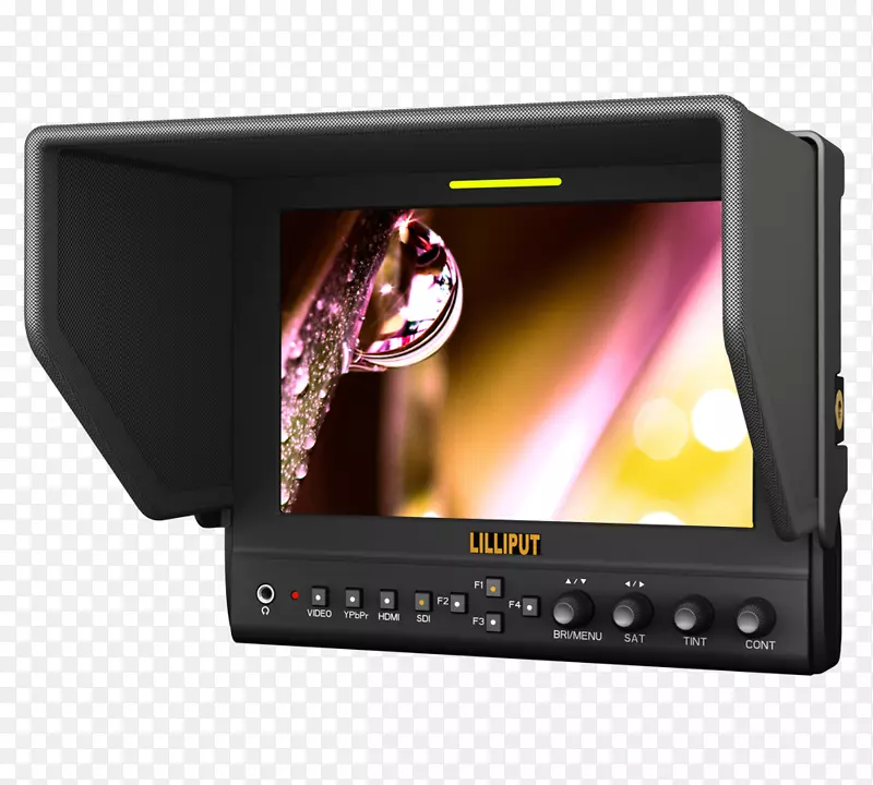 计算机监视器liilliput 663/o/p2 ips面板摄像机串行数字接口