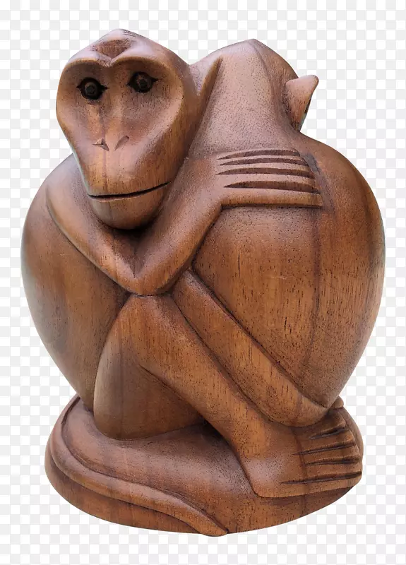 雕塑雕像动物木雕