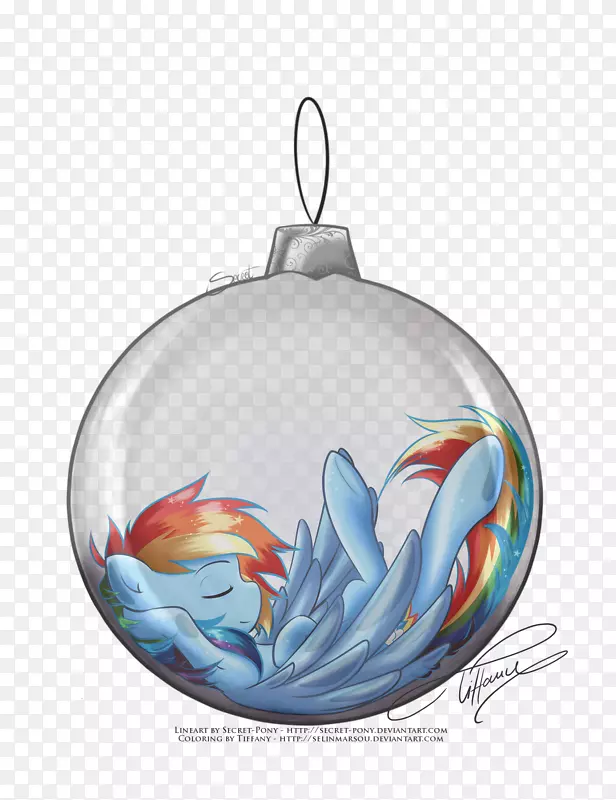 海豚钴蓝色圣诞装饰品-海豚