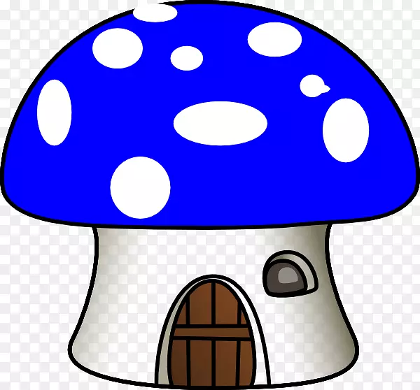 剪贴画蘑菇图形开放部分图像-蘑菇