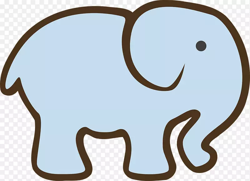 剪贴画小象非洲象
