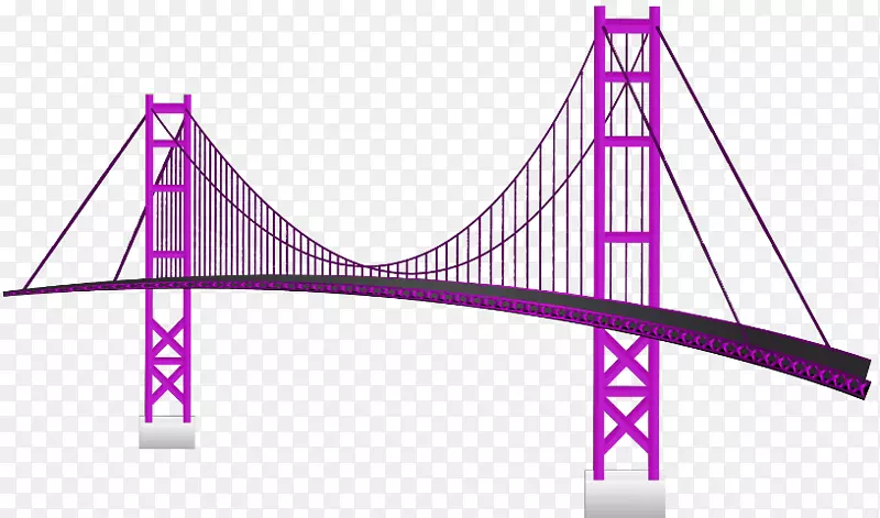 金门大桥剪贴画露天吊桥-桥牌游戏