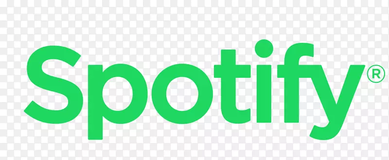 商标品牌字体绿色商标-LOGO Spotify透明