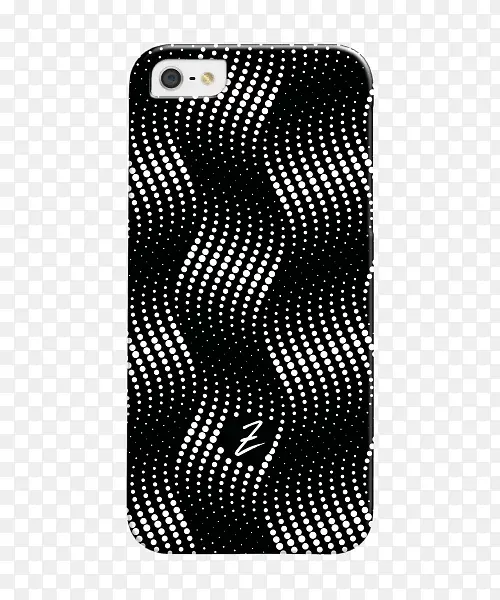 字体图案手机配件黑色m iphone-iphone 5透明