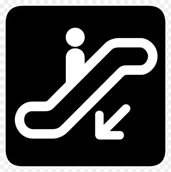 自动扶梯剪贴画图形符号自动扶梯