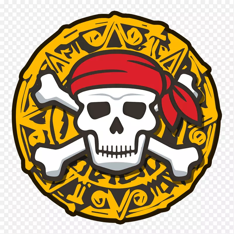 剪贴画图形图像头骨海盗-加勒比海盗