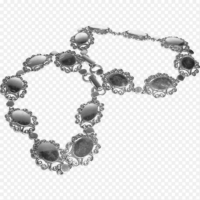 手镯珠宝项链银宝石珠宝首饰