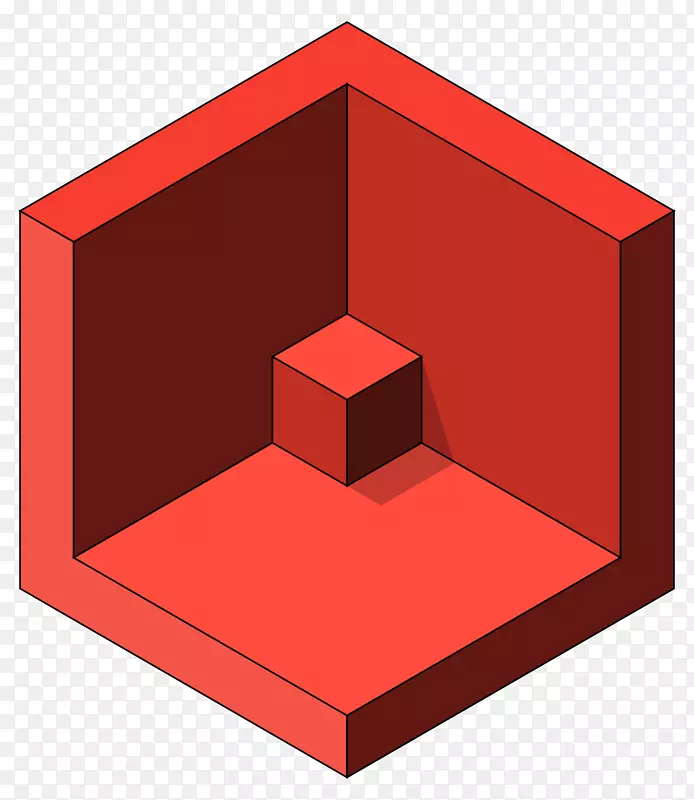剪贴画开放式图-立方体