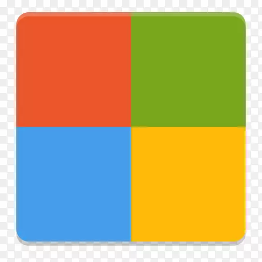 微软公司微软视窗移动应用程序神木应用软件-微软图标