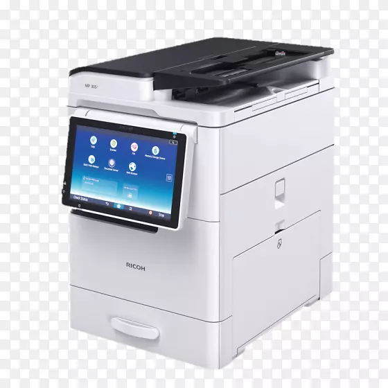 理光MP 305+SPF(激光/LED，黑白，双面打印)多功能打印机复印机-打印机