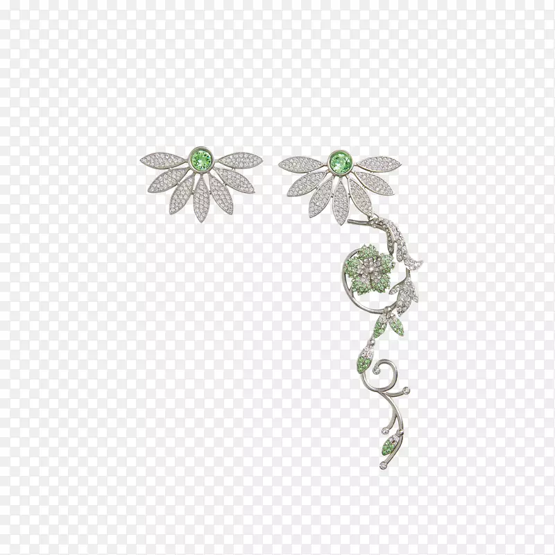 巴宝莉水晶半菊花落耳环和螺柱套体珠宝巴宝莉水晶半雏菊耳环和螺柱套饰