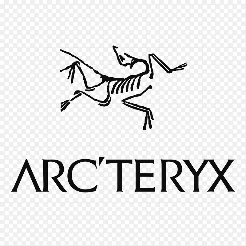 圆弧‘teryx标志服装销售图形-特里福克斯