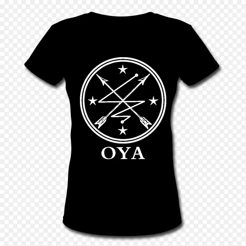 t恤-orisha oya符号西非沃顿-t恤