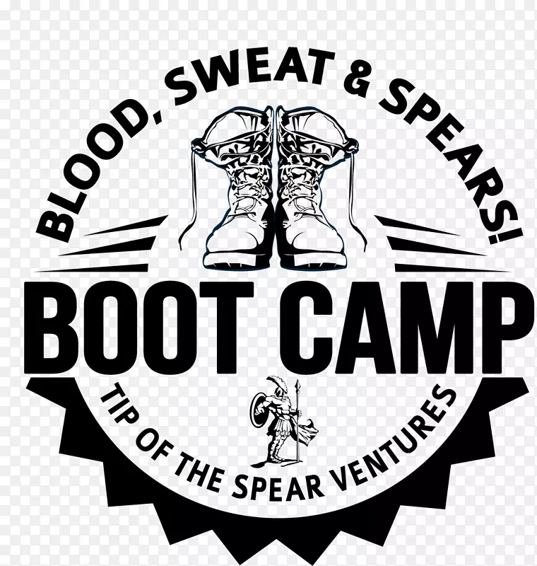 健身训练营标志提示长矛创业有限责任公司品牌组织-新兵营