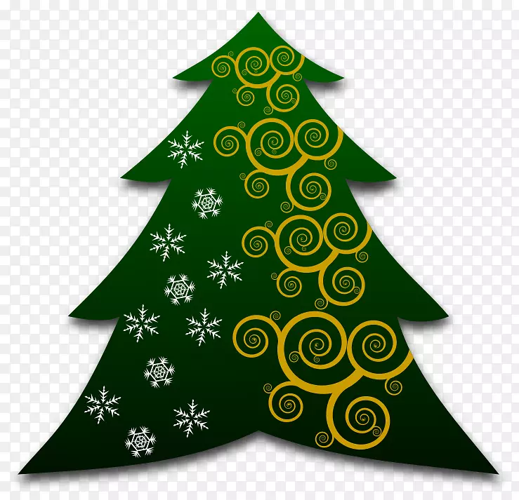 圣诞树圣诞剪贴画圣诞装饰品圣诞树