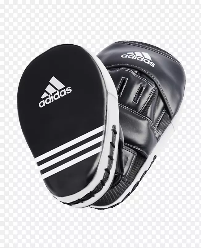 Aadidas高级曲长训练重点冲头手套的防护装备-黑白聚焦手套拳击手套-Kyokushin
