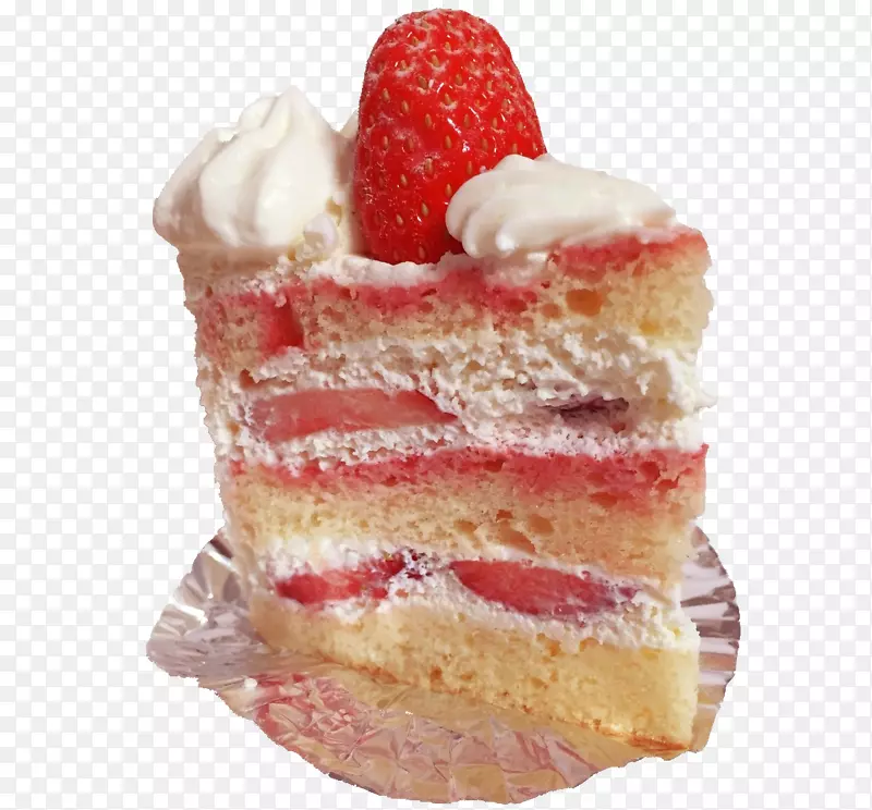 草莓派食品海绵蛋糕png图片.蛋糕