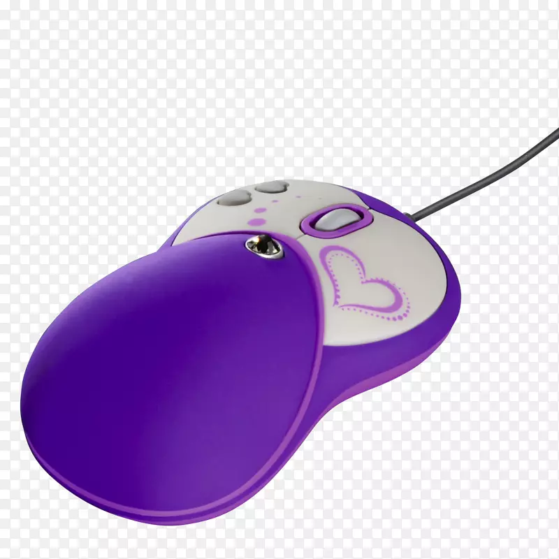 产品设计紫色技术鼠标指针透明