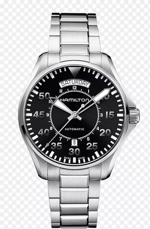 汉密尔顿手表公司汉密尔顿卡其航空飞行员自动计时器自动手表