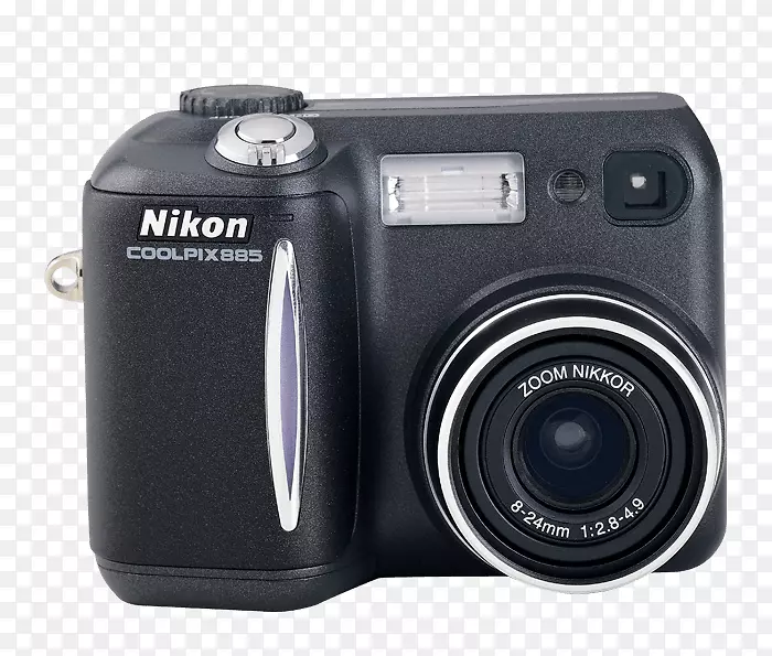 数码单反相机镜头Nikon Coolpix 885 3.2MP紧凑型数码相机-银色Nikon Coolpix S 5300-照相机镜头