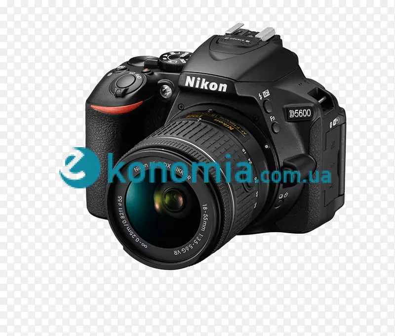 尼康d 5600数码单反佳能ef-s 18-55 mm镜头照相机尼康dx格式