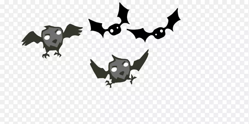 蝙蝠-m字体-蝙蝠精灵