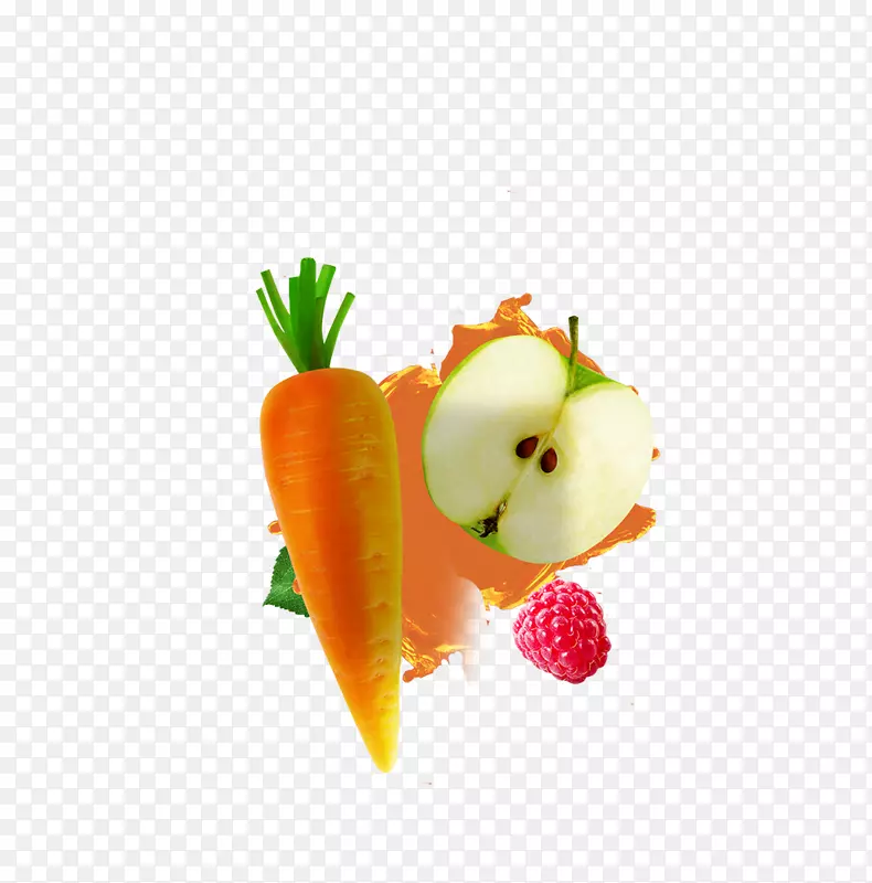 桑多拉食物素食菜肴蔬菜装饰-胡萝卜