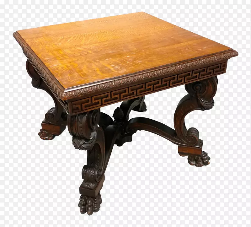 咖啡桌、古色古香的床头柜、木桌