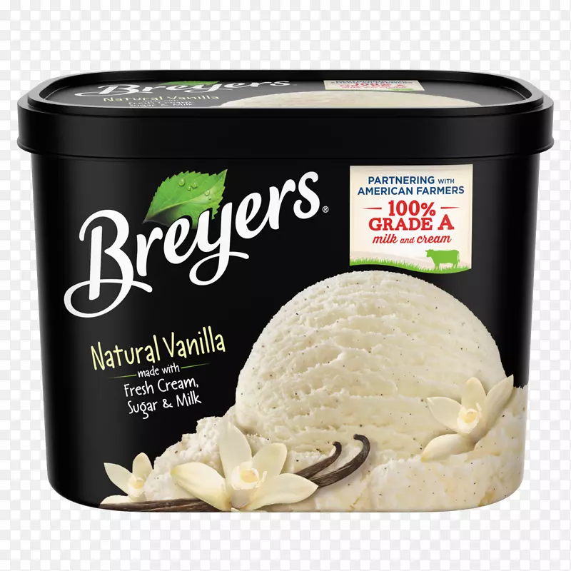 布莱尔斯冰淇淋，天然香草-2 qt布莱尔斯碳水化合物智能巧克力冰淇淋-冰淇淋