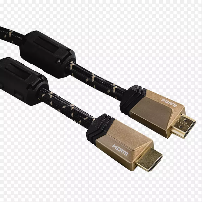 HAMA hdmi电缆黑色电缆电连接器Cavo音频电缆