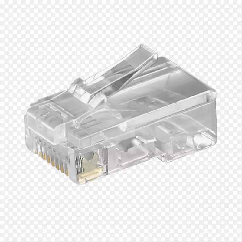 注册千斤顶电缆模块连接器8p8c电连接器-rj 45
