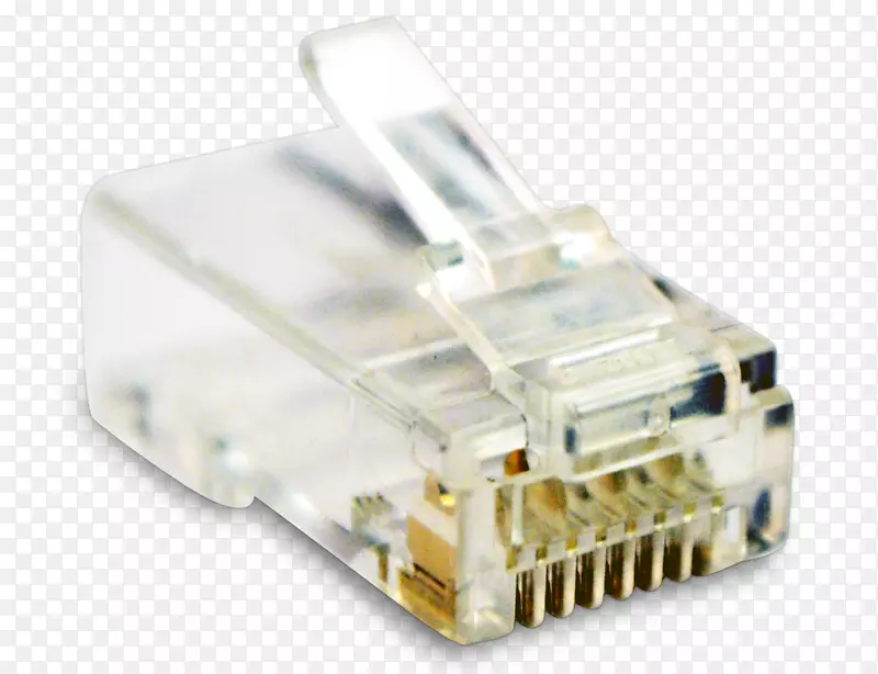 网络电缆电连接器注册插孔8p8c模块连接器-rj 45