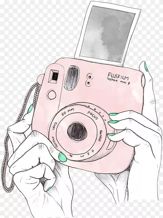 照相胶片Instax绘图即时照相机Fujifilm-照相机