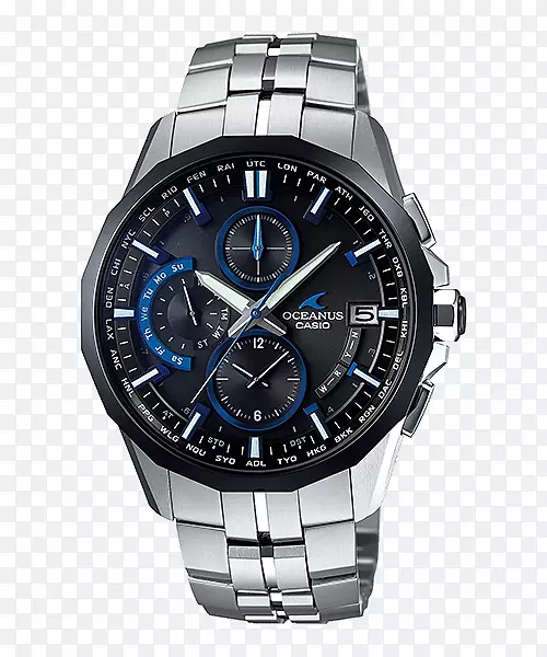 手表卡西欧布洛瓦照明器硬式太阳能手表