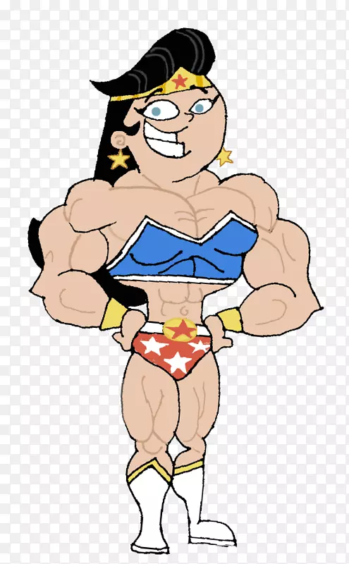 泰米·特纳·图蒂超级英雄-肌肉生长不良艺术